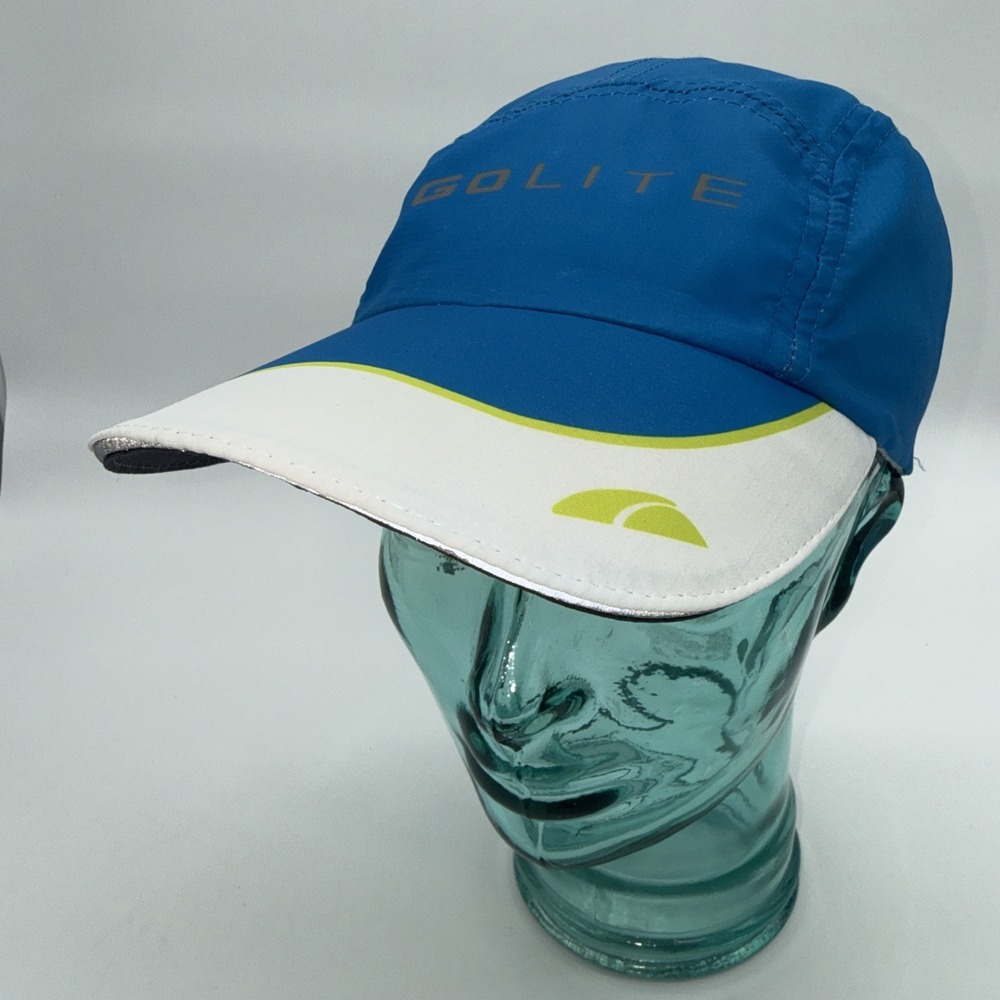 New Golite  Relite Run Hat Ocean Blue Reflective Trim Osfmu Adult